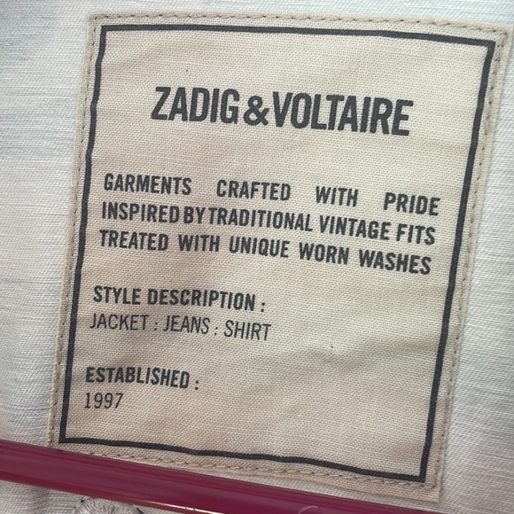 Zadig & Voltaire Pink Camoflauge Jacket - Picture 8 of 9